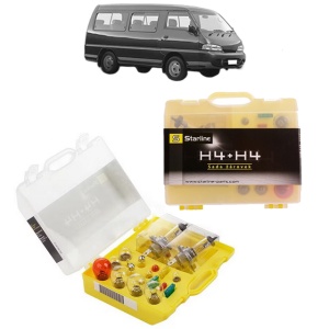 Kit trusa Set becuri H4 compatibila cu HYUNDAI H100 Bus (P) din 1993-2000, bec far, semnalizare , pozitie, iluminare numar, frana, plafoniera, stop frana