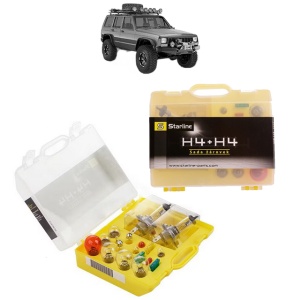 Kit trusa Set becuri H4 compatibila cu JEEP CHEROKEE (XJ) din 1984-2001, bec far, semnalizare , pozitie, iluminare numar, frana, plafoniera, stop frana