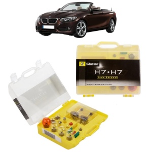 Kit trusa Set becuri H7 compatibila cu BMW X4 (F26) din 2014-2018, bec far, semnalizare , pozitie, iluminare numar, frana, plafoniera, stop frana