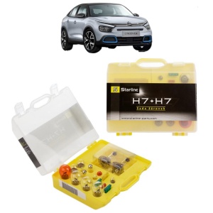 Kit trusa Set becuri H7 compatibila cu CITROEN C4 III (BA_, BB_, BC_) din 2020-2023, bec far, semnalizare , pozitie, iluminare numar, frana, plafoniera, stop frana