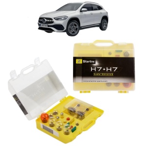 Kit trusa Set becuri H7 compatibila cu MERCEDES-BENZ GLA (H247) din 2020-2023, bec far, semnalizare , pozitie, iluminare numar, frana, plafoniera, stop frana