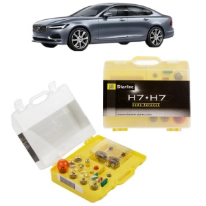 Kit trusa Set becuri H7 compatibila cu VOLVO S90 II (234) din 2016-2023, bec far, semnalizare , pozitie, iluminare numar, frana, plafoniera, stop frana