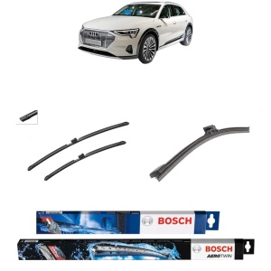 Set 3 stergatoare AUDI E-TRON (GEN) din 2018-2020, Bosch Aerotwin, din cauciuc siliconat rezistent