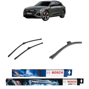 Set 3 stergatoare AUDI Q8 E-TRON SUV (GEG) din 2022, Bosch Aerotwin, din cauciuc siliconat rezistent