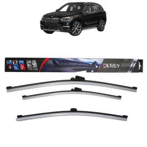 Set 3 stergatoare BMW X1 (F48) din 2014-2022, Derby, din cauciuc siliconat rezistent