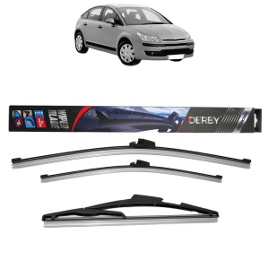 Set 3 stergatoare CITROEN C4 I (LC_) din 2004-2012, Derby, din cauciuc siliconat rezistent