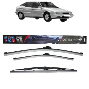 Set 3 stergatoare CITROEN XM Break (Y4) din 1994-2000, Derby, din cauciuc siliconat rezistent