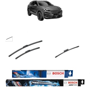 Set 3 stergatoare CUPRA TERRAMAR (KP1) din 2024-2025, Bosch Aerotwin, din cauciuc siliconat rezistent