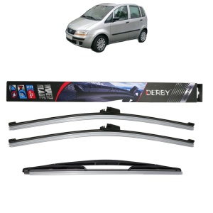 Set 3 stergatoare FIAT IDEA Van (350_) din 2004-2012, Derby, din cauciuc siliconat rezistent