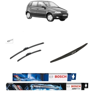 Set 3 stergatoare FIAT PUNTO Van (176_) din 1996-2000, Bosch Aerotwin Retrofit, din cauciuc siliconat rezistent