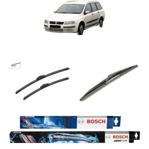 Set 3 stergatoare FIAT STILO Multi Wagon (192_) din 2003-2008, Bosch Aerotwin Retrofit, din cauciuc siliconat rezistent