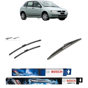 Set 3 stergatoare FIAT STILO VAN (192_) din 2001-2008, Bosch Aerotwin, din cauciuc siliconat rezistent
