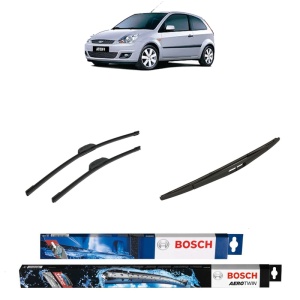 Set 3 stergatoare FORD FIESTA V (JH_, JD_) din 2001-2008, Bosch Aerotwin Retrofit, din cauciuc siliconat rezistent