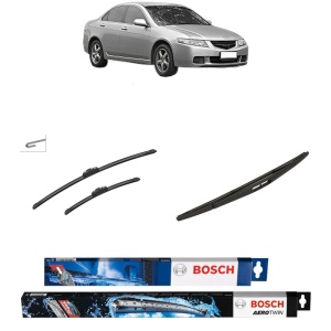 Set 3 stergatoare HONDA ACCORD VII (CL, CN) din 2003-2008, Bosch Aerotwin Retrofit, din cauciuc siliconat rezistent