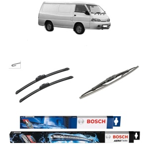 Set 3 stergatoare HYUNDAI H100 Van din 1998-2004, Bosch Aerotwin Retrofit, din cauciuc siliconat rezistent