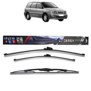 Set 3 stergatoare KIA JOICE (MTE1P) din 2000-2003, Derby, din cauciuc siliconat rezistent