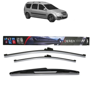 Set 3 stergatoare LADA LARGUS (KS0_, RS0_, KSA_) din 2012-2021, Derby, din cauciuc siliconat rezistent