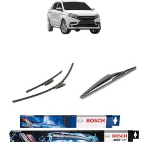 Set 3 stergatoare LADA XRAY (GAB_) din 2021, Bosch Aerotwin, din cauciuc siliconat rezistent