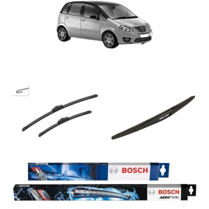 Set 3 stergatoare LANCIA MUSA (350_) din 2004-2012, Bosch Aerotwin Retrofit, din cauciuc siliconat rezistent