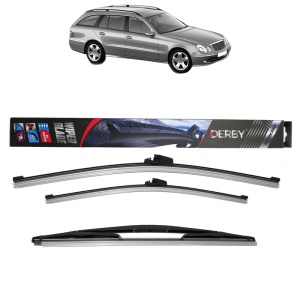 Set 3 stergatoare MERCEDES-BENZ E-CLASS T-Model (S211) din 2003-2009, Derby, din cauciuc siliconat rezistent