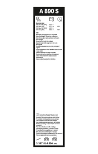 Set 3 stergatoare MERCEDES-BENZ EQE SUV (X294) din 2022-2023, Bosch Aerotwin, din cauciuc siliconat rezistent - Img 3
