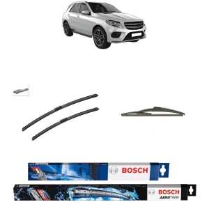 Set 3 stergatoare MERCEDES-BENZ GLE (W166) din 2015-2018, Bosch Aerotwin, din cauciuc siliconat rezistent
