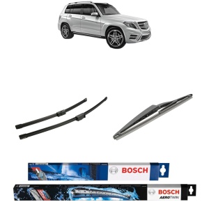 Set 3 stergatoare MERCEDES-BENZ GLK-CLASS (X204) din 2008-2015, Bosch Aerotwin, din cauciuc siliconat rezistent