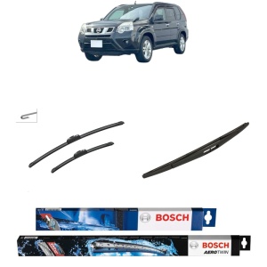 Set 3 stergatoare NISSAN X-TRAIL VAN (T31) din 2011-2014, Bosch Aerotwin Retrofit, din cauciuc siliconat rezistent