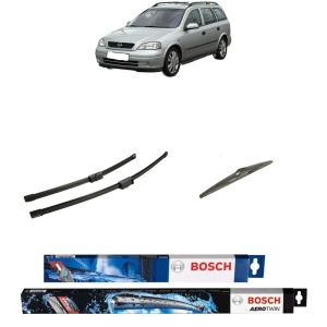 Set 3 stergatoare OPEL ASTRA H Estate Van (L70) din 2004-2014, Bosch Aerotwin, din cauciuc siliconat rezistent