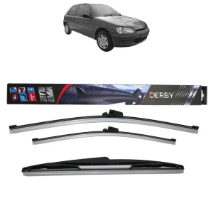 Set 3 stergatoare PEUGEOT 106 Van II Hatchback Van (1S_) din 1996-2001, Derby, din cauciuc siliconat rezistent