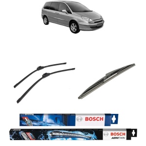 Set 3 stergatoare PEUGEOT 807 Van (EB_) din 2004-2010, Bosch Aerotwin Retrofit, din cauciuc siliconat rezistent