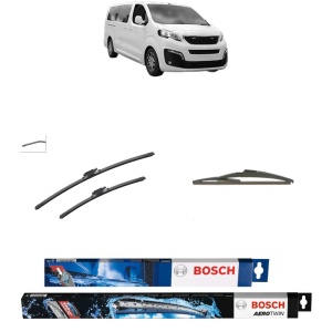 Set 3 stergatoare PEUGEOT EXPERT Bus (V_) din 2016-2025, Bosch Aerotwin, din cauciuc siliconat rezistent