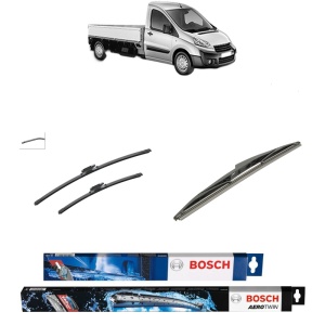 Set 3 stergatoare PEUGEOT EXPERT Platform/Chassis din 2007-2016, Bosch Aerotwin, din cauciuc siliconat rezistent