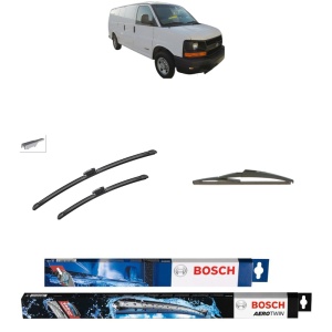 Set 3 stergatoare RENAULT EXPRESS MPV din 2021, Bosch Aerotwin, din cauciuc siliconat rezistent