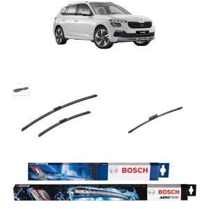 Set 3 stergatoare SKODA KAMIQ (NW4) din 2019-2020, Bosch Aerotwin, din cauciuc siliconat rezistent