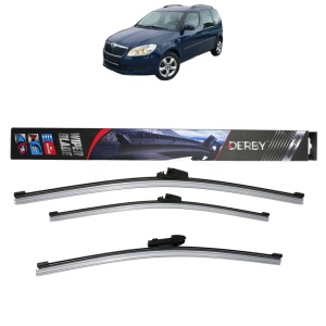 Set 3 stergatoare SKODA ROOMSTER (5J7) din 2006-2015, Derby, din cauciuc siliconat rezistent