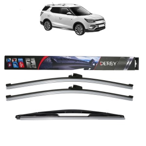 Set 3 stergatoare SSANGYONG XLV VAN din 2016, Derby, din cauciuc siliconat rezistent