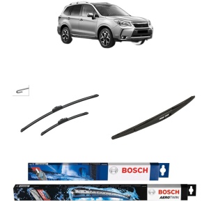 Set 3 stergatoare SUBARU FORESTER (SJ_) din 2012-2013, Bosch Aerotwin Retrofit, din cauciuc siliconat rezistent
