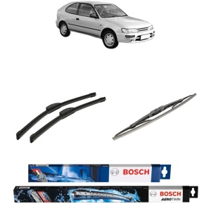 Set 3 stergatoare TOYOTA COROLLA Compact (_E10_) din 1992-1997, Bosch Aerotwin Retrofit, din cauciuc siliconat rezistent