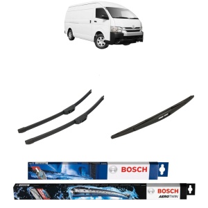 Set 3 stergatoare TOYOTA HIACE V Van (TRH2__, KDH2__, LH2__, GDH2__) din 2004-2015, Bosch Aerotwin Retrofit, din cauciuc siliconat rezistent