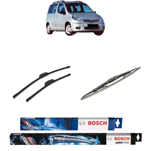 Set 3 stergatoare TOYOTA YARIS VERSO VAN (_P2_) din 2000-2005, Bosch Aerotwin Retrofit, din cauciuc siliconat rezistent