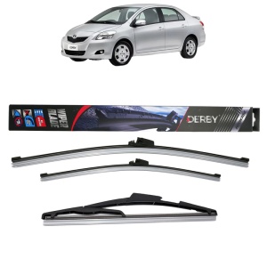 Set 3 stergatoare TOYOTA YARIS / VIOS Saloon (_P9_) din 2005-2013, Derby, din cauciuc siliconat rezistent