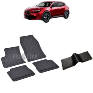 Set 5 covorase auto ALFA ROMEO JUNIOR ELETTRICA FABRICATIE 04.2024 - 2026, cu covoras tunel median, Caroserie SUV