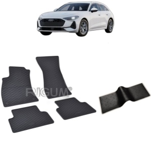 Set 5 covorase auto AUDI A5 III MHEV FABRICATIE 2025 - 2026, cu covoras tunel median, Caroserie COMBI