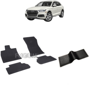 Set 5 covorase auto AUDI Q5 FYT SPORTBACK din 03.2021 - 2026, cu covoras tunel median, Caroserie SUV