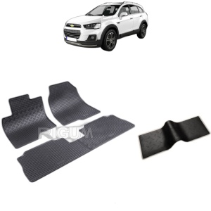 Set 5 covorase auto CHEVROLET CAPTIVA din 2006 - 09.2018, cu covoras tunel median, Caroserie SUV