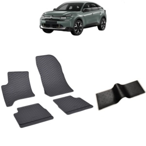 Set 5 covorase auto CITROEN C4 III MHEV FACELIFT FABRICATIE 03.2025 - 2026, cu covoras tunel median, Caroserie HATCHBACK