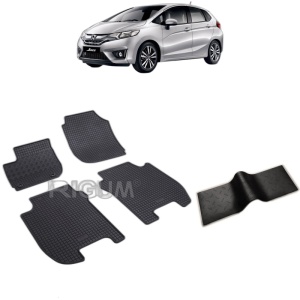 Set 5 covorase auto HONDA JAZZ III din 09.2015 - 05.2020, cu covoras tunel median, Caroserie HATCHBACK
