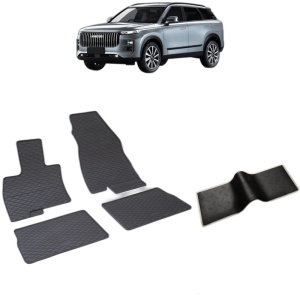 Set 5 covorase auto JAECOO J7 FABRICATIE 2024 - 2026, cu covoras tunel median, Caroserie SUV, NU CORESPUNDE PENTRU PHEV