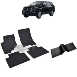 Set 5 covorase auto KGM REXTON FABRICATIE 2025 - 2026, cu covoras tunel median, Caroserie SUV